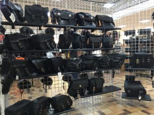 Leather Motorcycle Saddle Bags by AM Leather, Romulus, MI